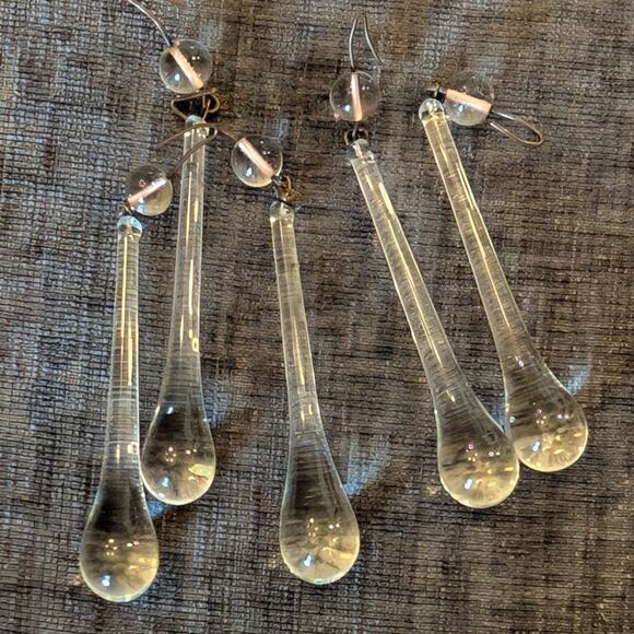 Hand Blown Glass Rain/Tear Drop Ornaments - Christmas/Other - Picture 2 of 10